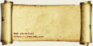 Jana Maljoković vizit kartica